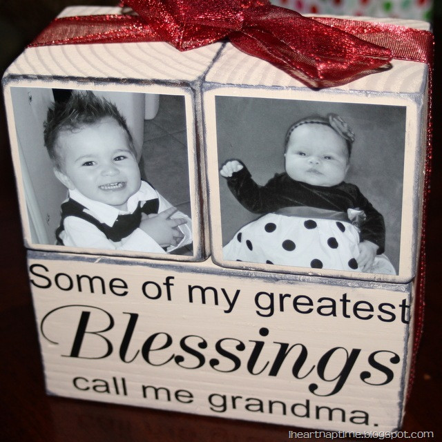 Gift Ideas For Grandmothers
 Gift Idea Grandma Blocks I Heart Nap Time