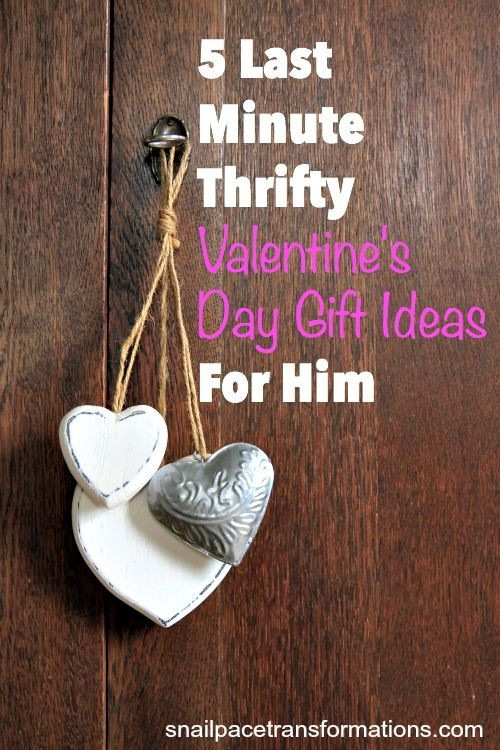 Gift Ideas For Him On Valentine'S Day
 5 Last Minute Thrifty Valentine s Day Gift Ideas For Him