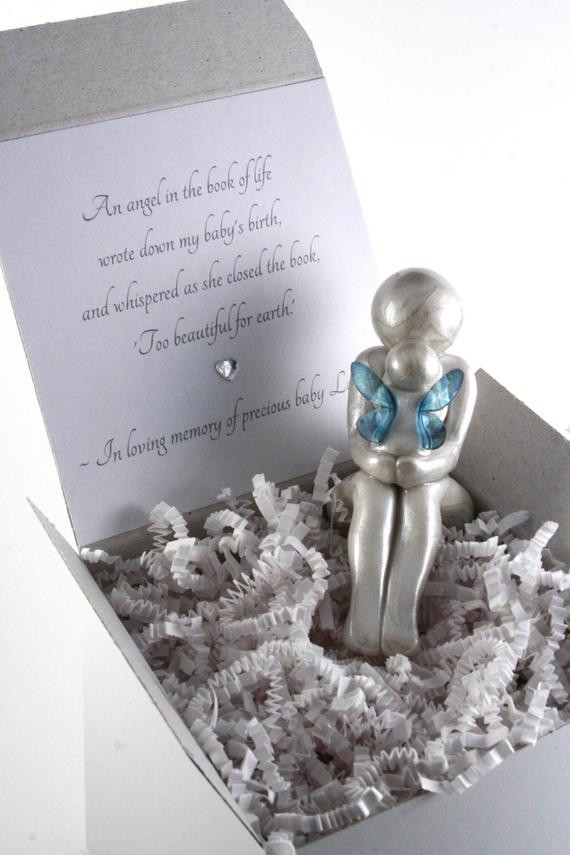 Gift Ideas For Loss Of Mother
 Mother and Baby Angel Child Loss Sympathy by TheMidnightOrange