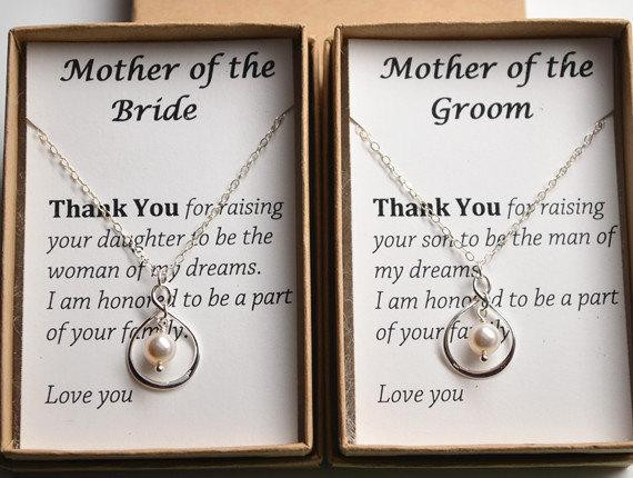 Gift Ideas For Mother Of The Bride
 Items similar to Mother The Groom Gift Necklace Gift