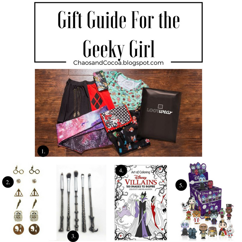 Gift Ideas For Nerdy Girlfriend
 Geeky Girl Gift Guide Chaos and Cocoa