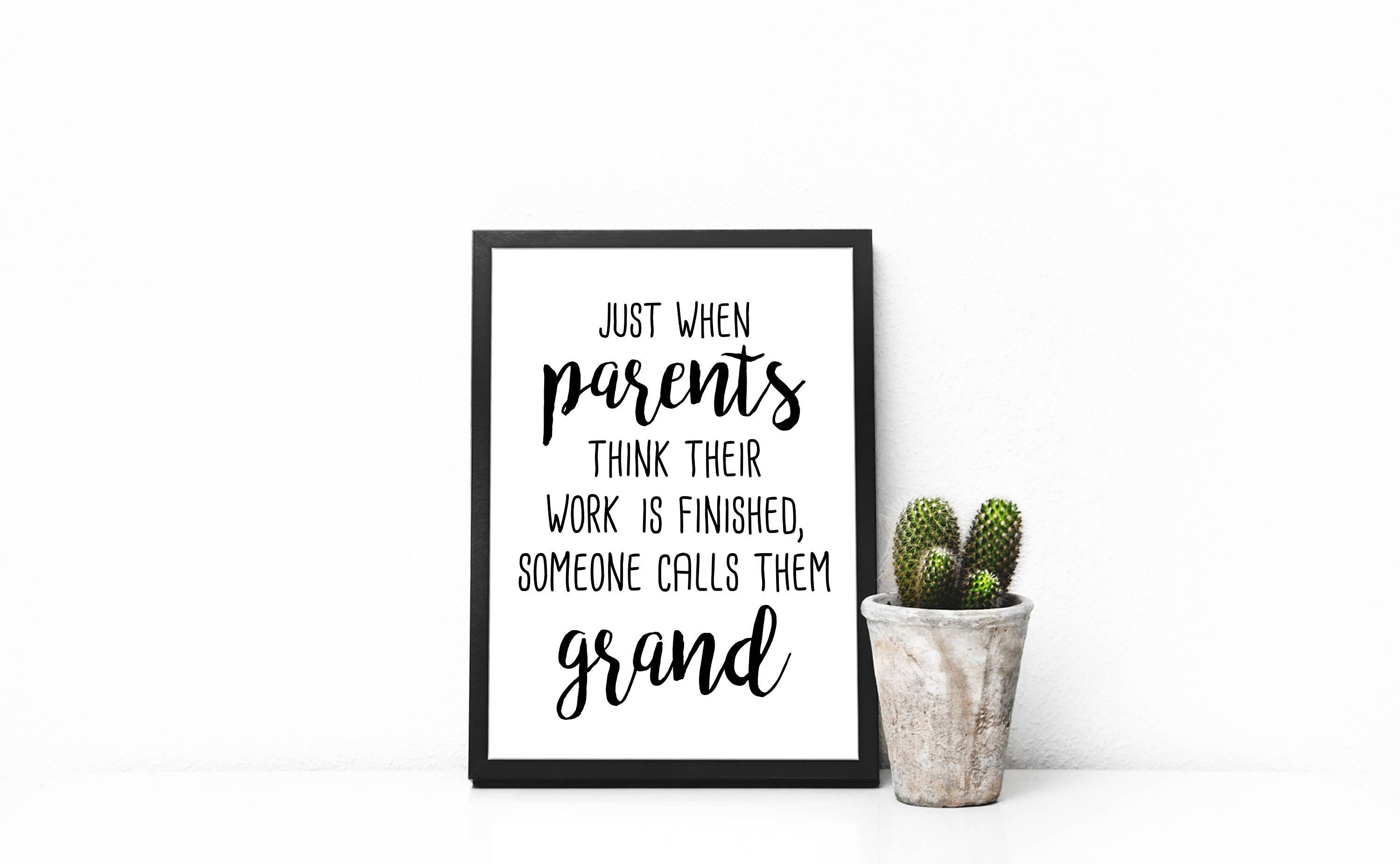 Gift Ideas For Someone Who Just Had A Baby
 Baby Announcement Grandparent Gifts Soon To Be Grandparents