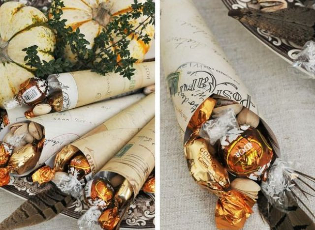 Gift Ideas For Thanksgiving Guests
 Thanksgiving Crafts Make Cornucopia Favors For Your