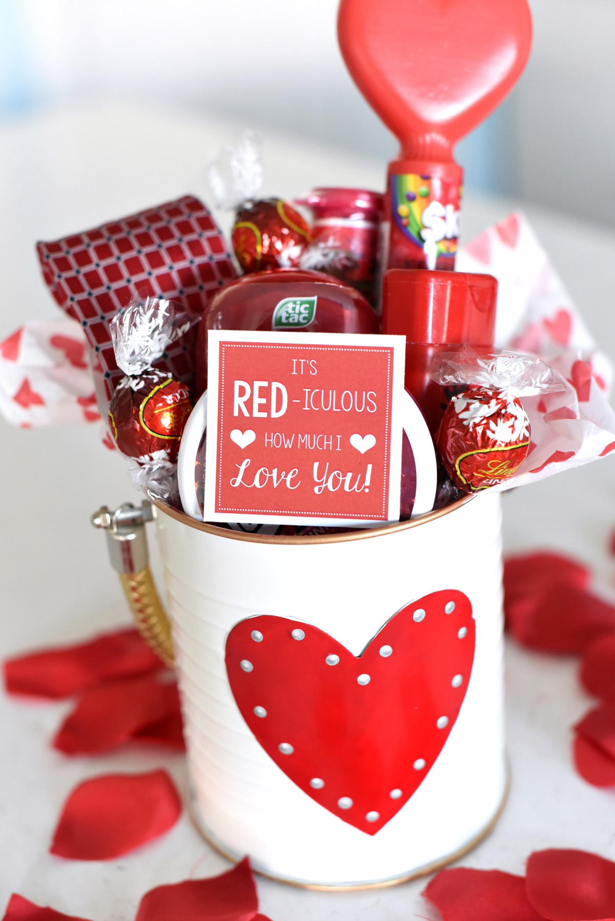 Gift Ideas For Valentines Day
 Cute Valentine s Day Gift Idea RED iculous Basket