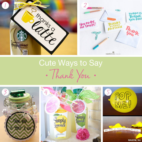 Gift Ideas To Say Thank You
 Cute thank you t ideas American Greetings Blog
