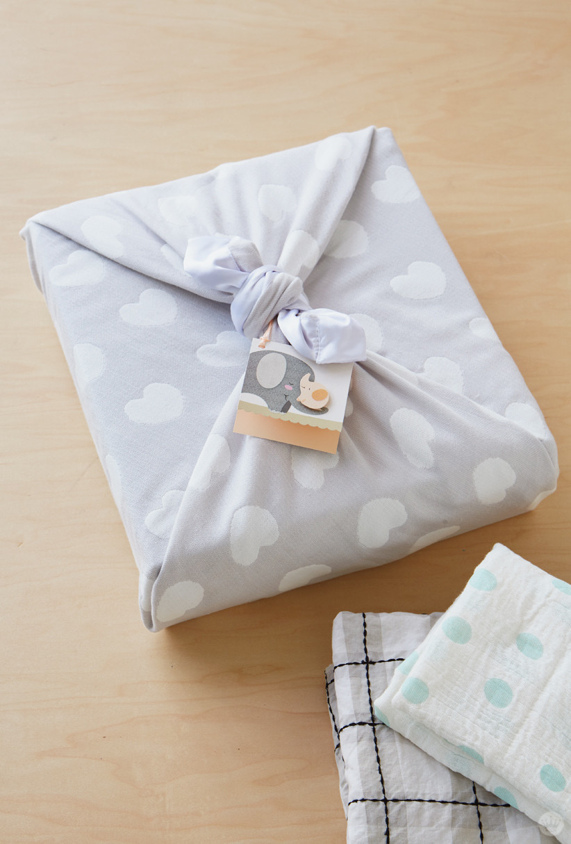 Gift Wrapping Ideas For Baby Boy
 Baby t wrap ideas Showered with love Think Make