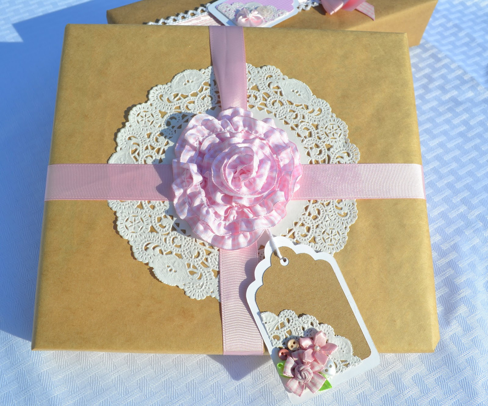 Gift Wrapping Ideas For Baby Boy
 Corner of Plaid and Paisley Baby Shower Gift Wrap