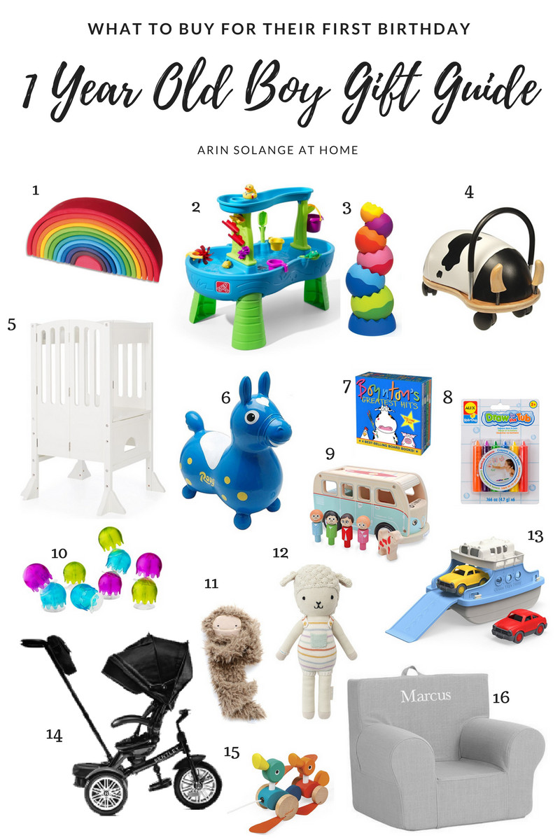 Gifts For First Birthday Boy
 e Year Old Boy Gift Guide arinsolangeathome