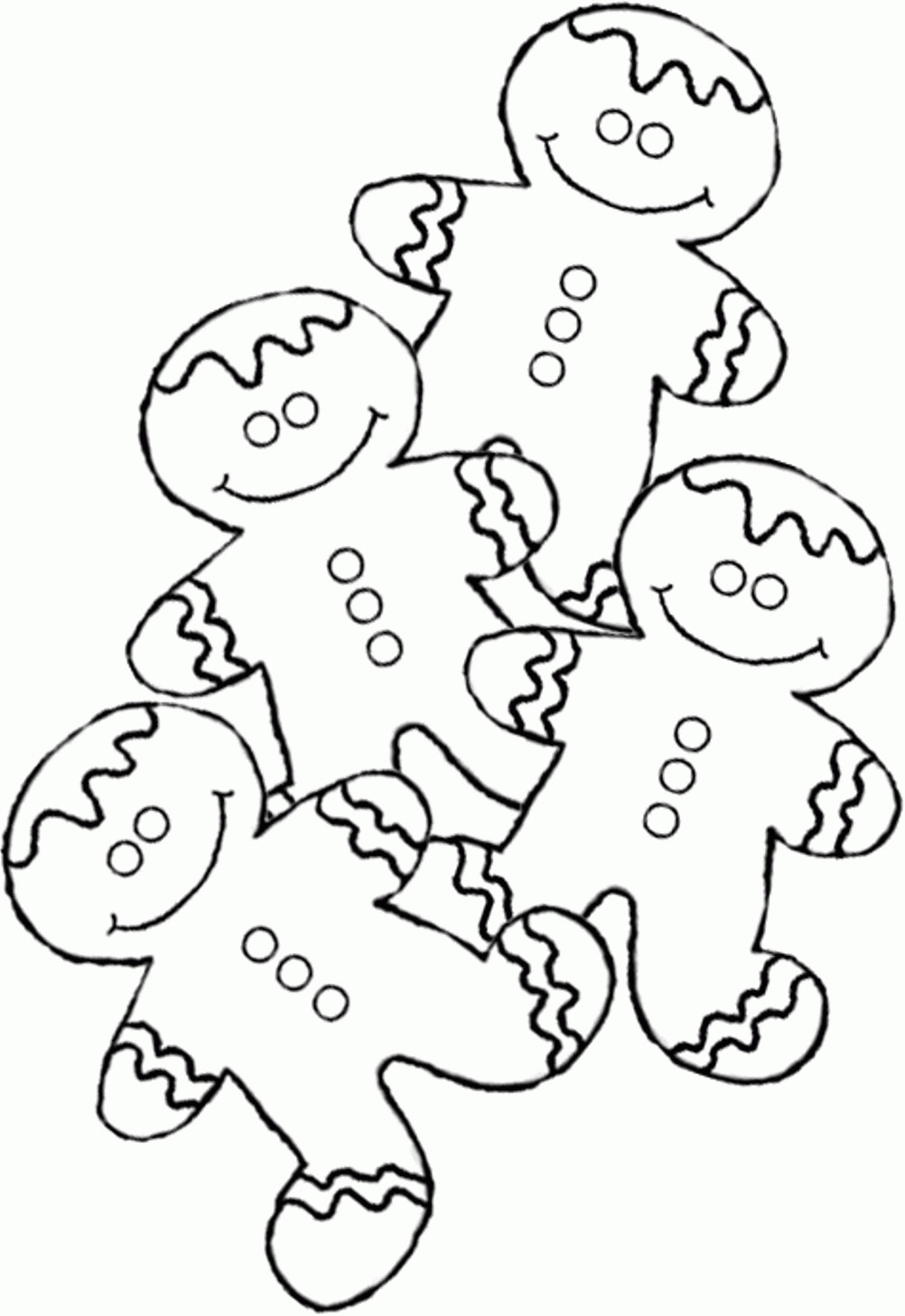 Gingerbread Boy And Girl Coloring Pages
 Gingerbread Boy And Girl Coloring Pages AZ Coloring Pages
