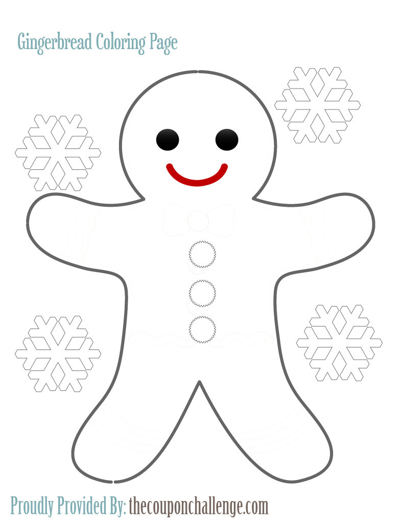 Gingerbread Boy And Girl Coloring Pages
 Gingerbread Man Coloring Page