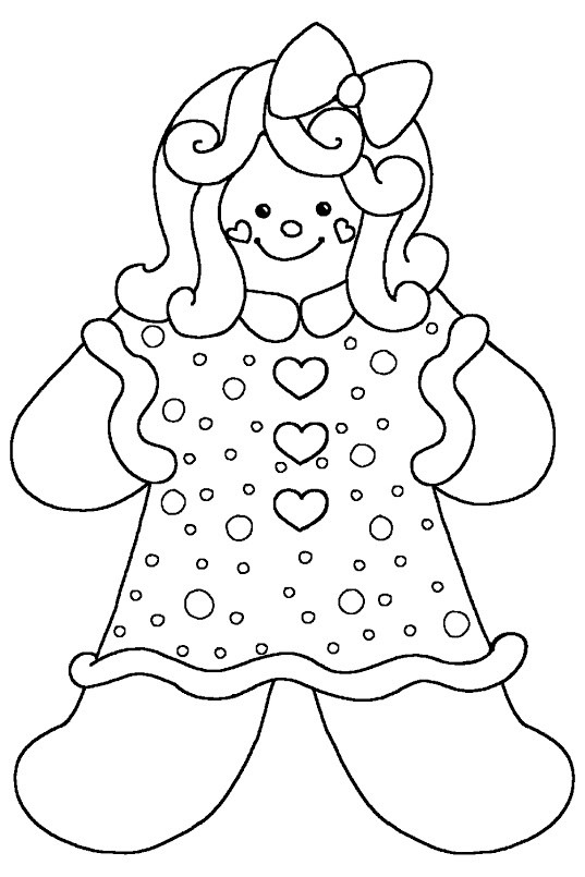 Gingerbread Boy And Girl Coloring Pages
 1000 images about Coloring = Stress Relief on Pinterest