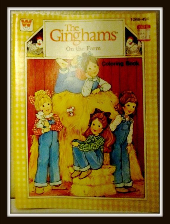 Gingham Girls Coloring Book
 1979 Ginghams on the Farm Coloring Books