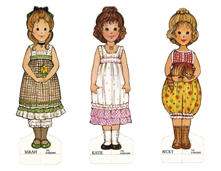 Gingham Girls Coloring Book
 124 best images about Paper Dolls on Pinterest