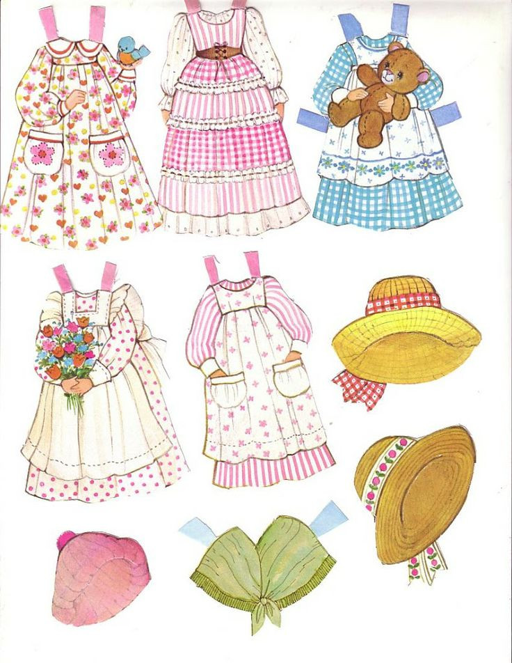 Gingham Girls Coloring Book
 The Ginghams Four Paper Dolls paper dolls