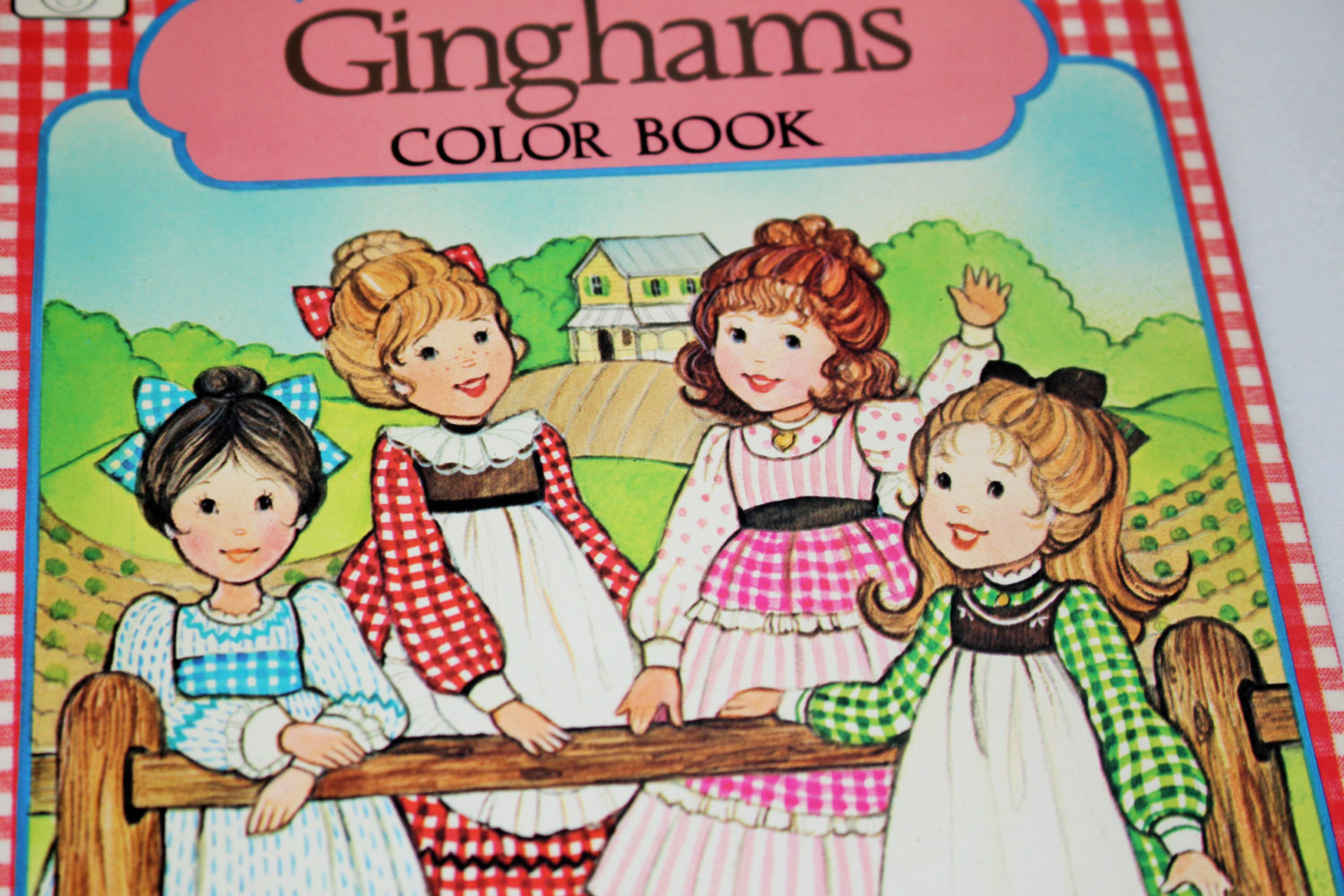 Gingham Girls Coloring Book
 Vintage Coloring Book The Ginghams Coloring Book Doll
