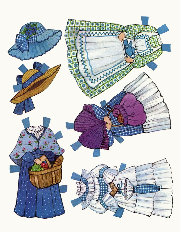 Gingham Girls Coloring Book
 400 best images about Paper Dolls on Pinterest