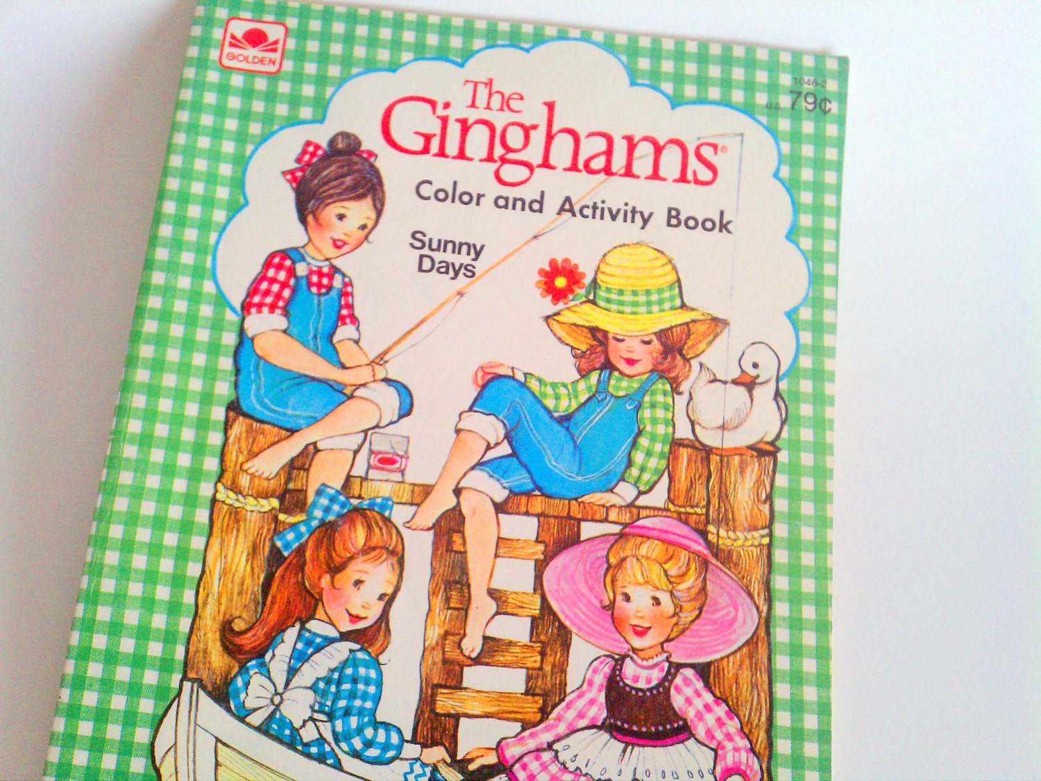 Gingham Girls Coloring Book
 Vintage Coloring Book The Ginghams Whitman Color & Activity