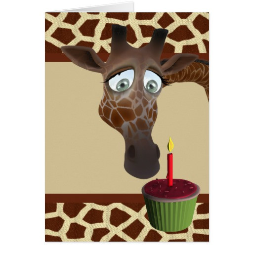 Giraffe Birthday Card
 Giraffe Birthday Card