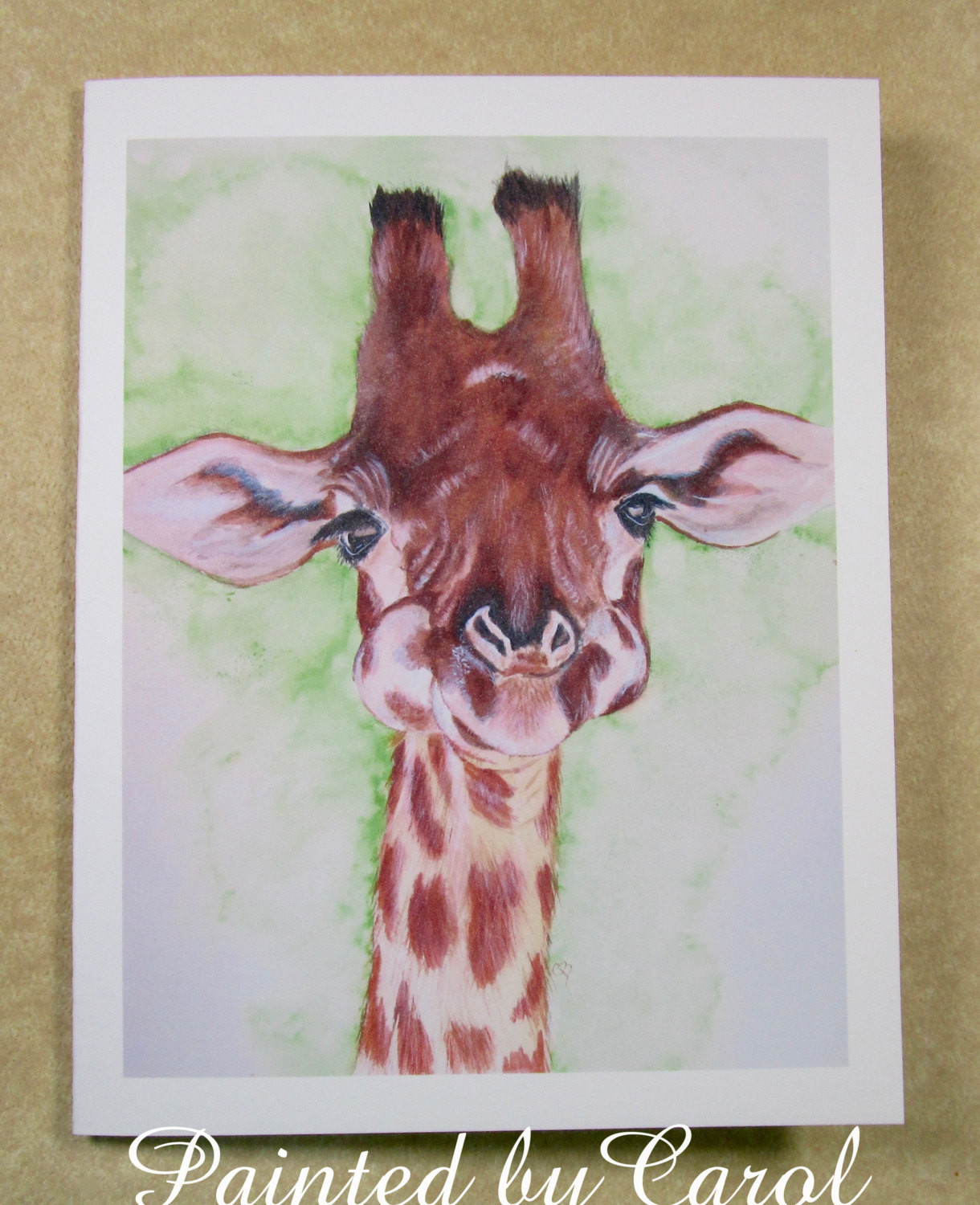 Giraffe Birthday Card
 Giraffe Birthday Card Giraffe Greeting Card Cute Birthday