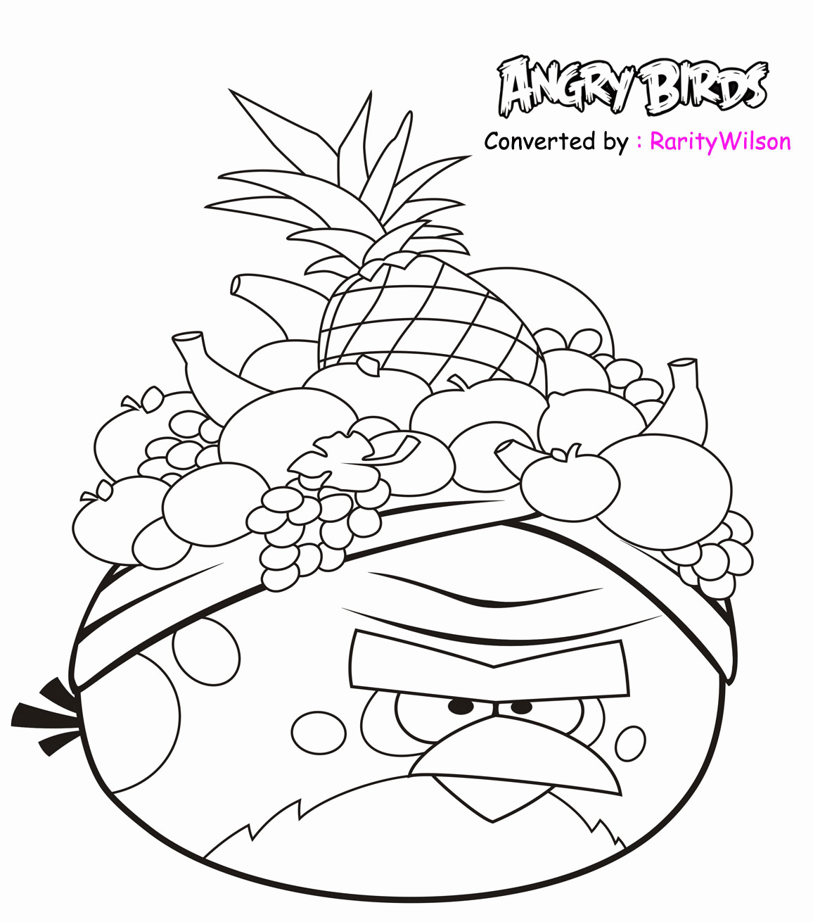 Girl Angry Birds Coloring Pages
 Girl Angry Birds Coloring Pages AZ Coloring Pages