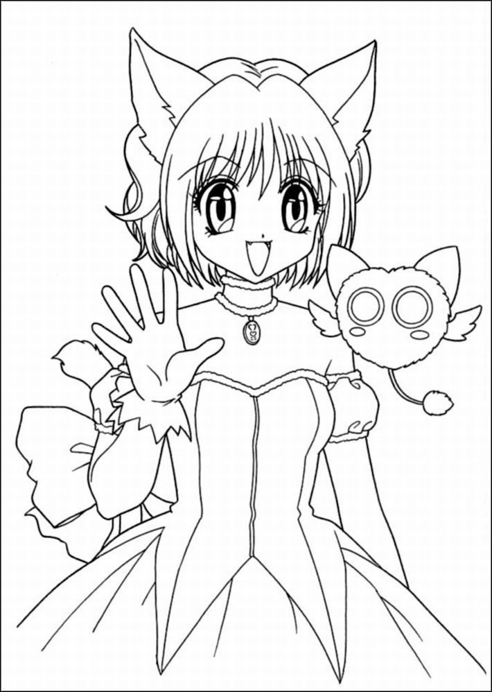 Girl Cartoon Coloring Pages
 Cartoon Girl Coloring Pages Coloring Home