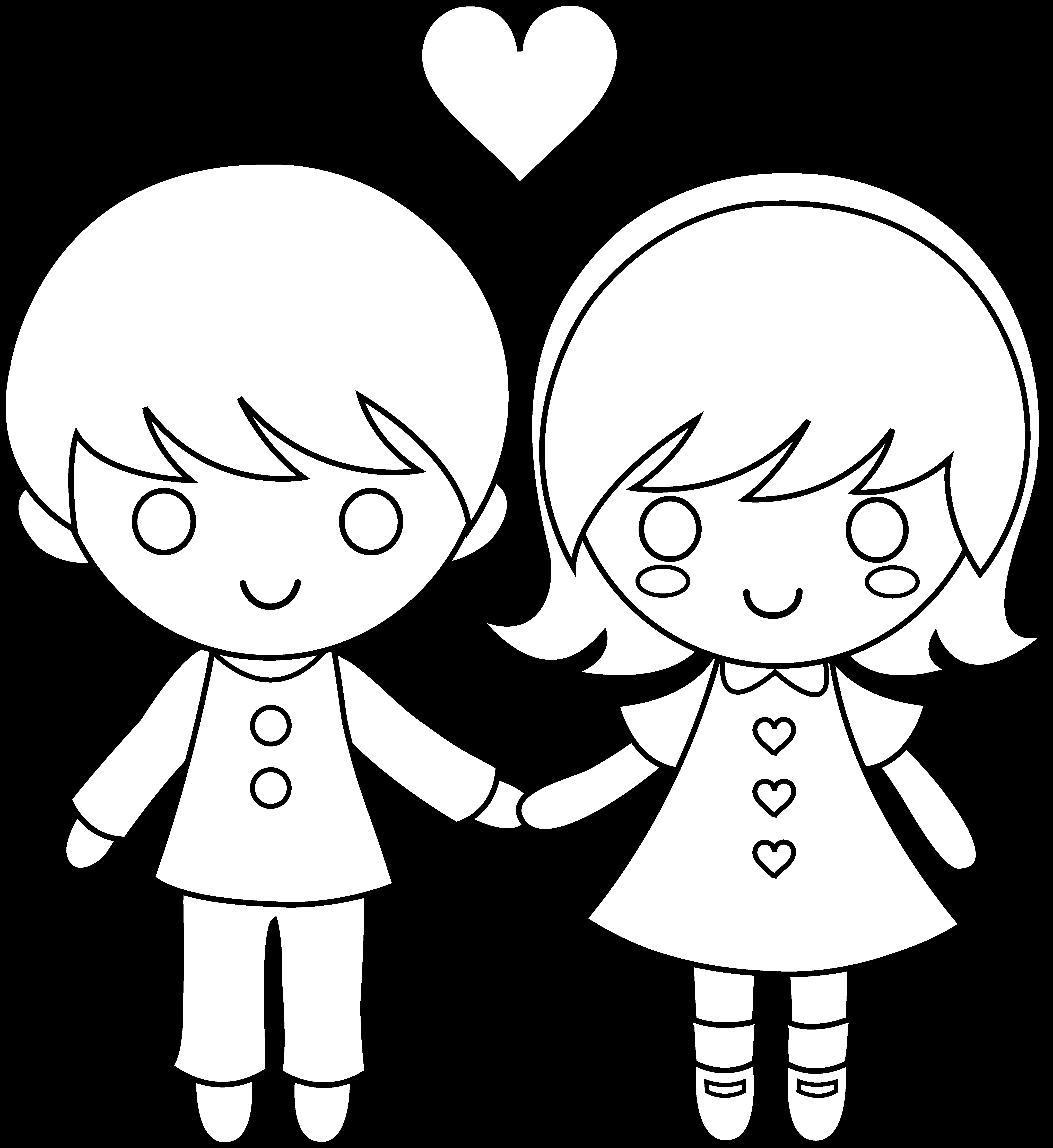 Girl Cartoon Coloring Pages
 Cute Little Girls Coloring Pages Coloring Home