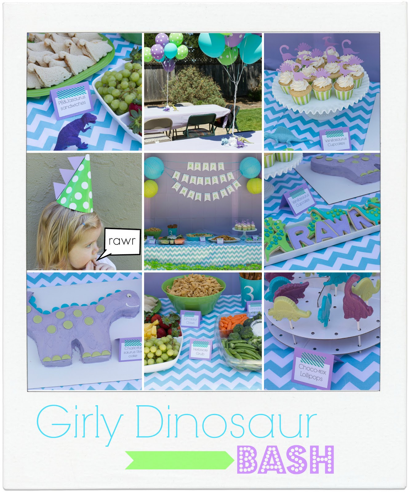 Girl Dinosaur Birthday Party
 charlotte’s dinosaur birthday party