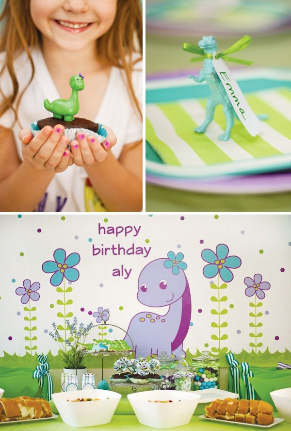 Girl Dinosaur Birthday Party
 99 best images about dinosaur party ideas on Pinterest