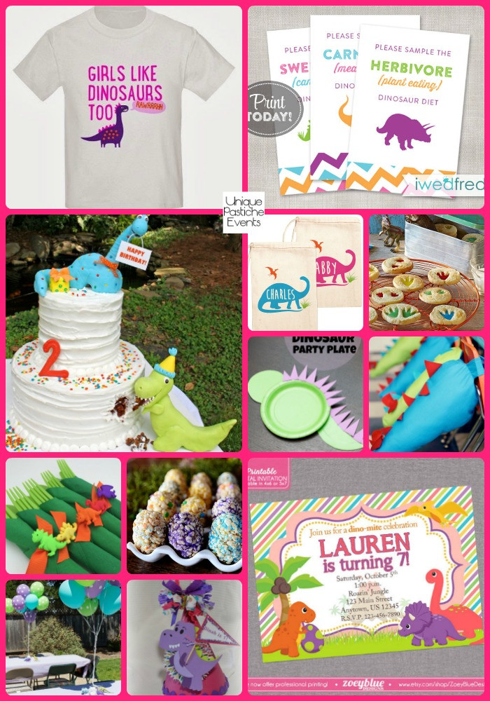 Girl Dinosaur Birthday Party
 Children’s Party Inspiration