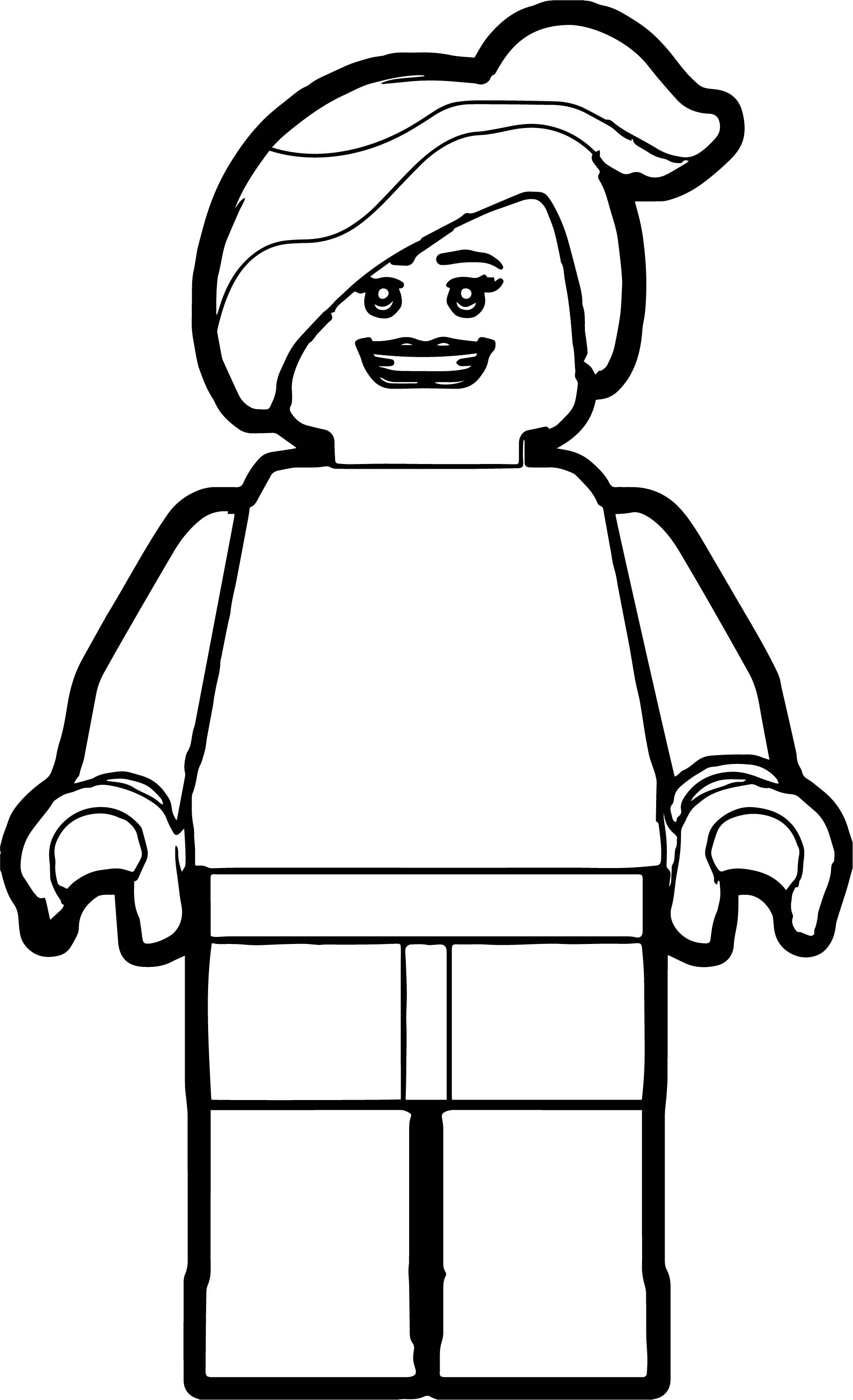 Girl Lego Coloring Pages
 Lego Woman Coloring Page