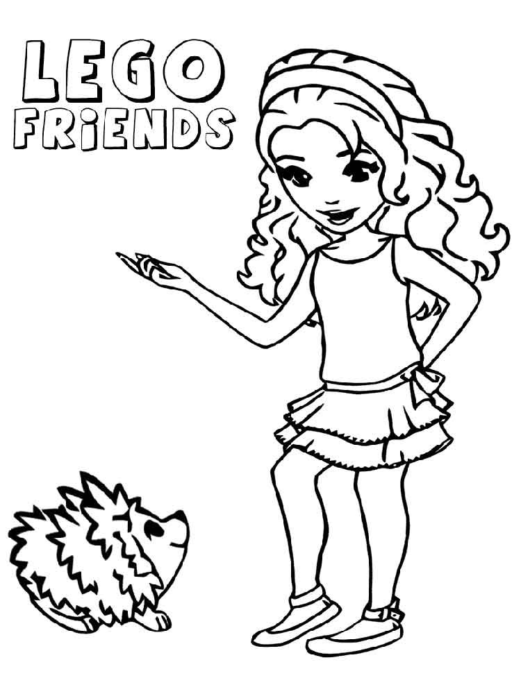 Girl Lego Coloring Pages
 38 Lego Girl Coloring Pages LEGO Friends Coloring Pages
