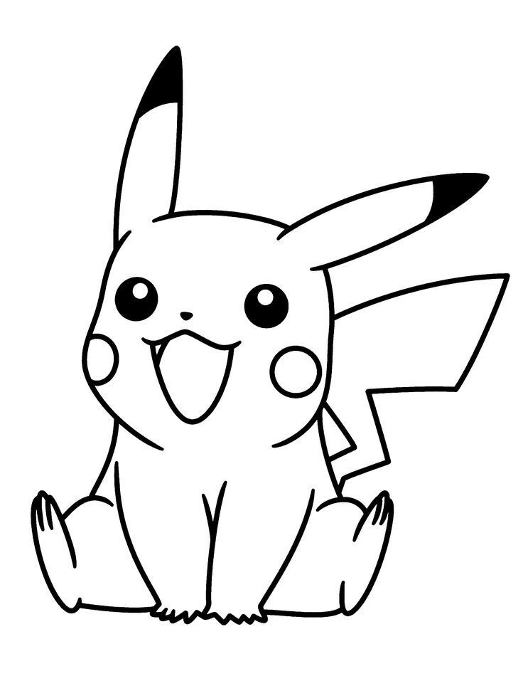 Girl Pikachu Coloring Pages
 Best 25 Pokemon coloring pages ideas on Pinterest