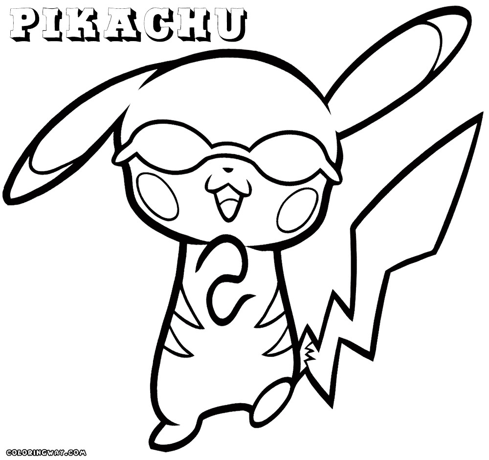 Girl Pikachu Coloring Pages
 Pikachu coloring pages