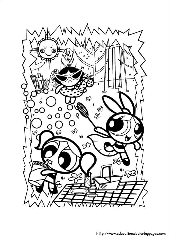 Girl Power Coloring Pages
 Power Puff Girls Coloring Pages free For Kids