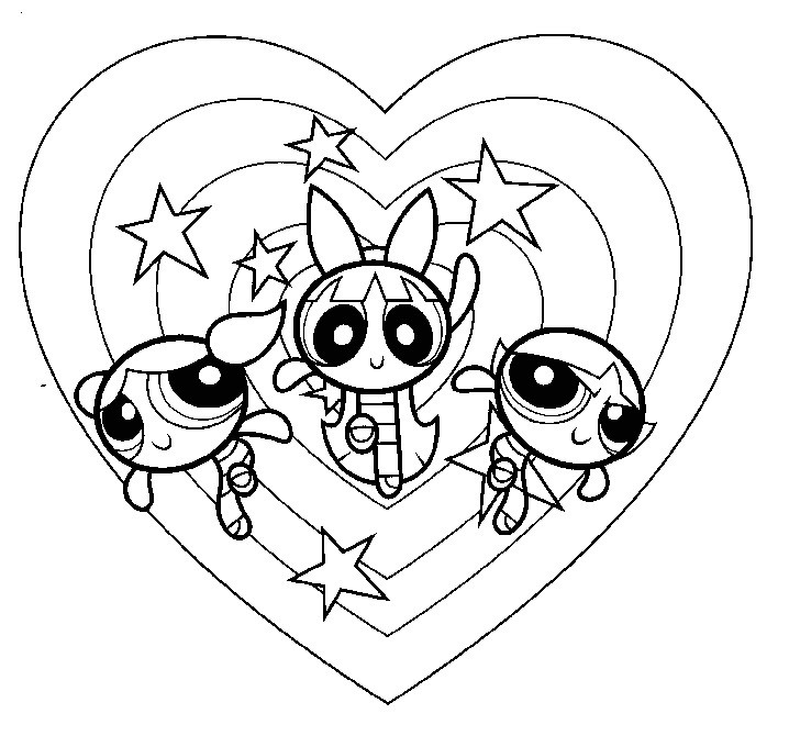 Girl Power Coloring Pages
 Free Printable Powerpuff Girls Coloring Pages For Kids