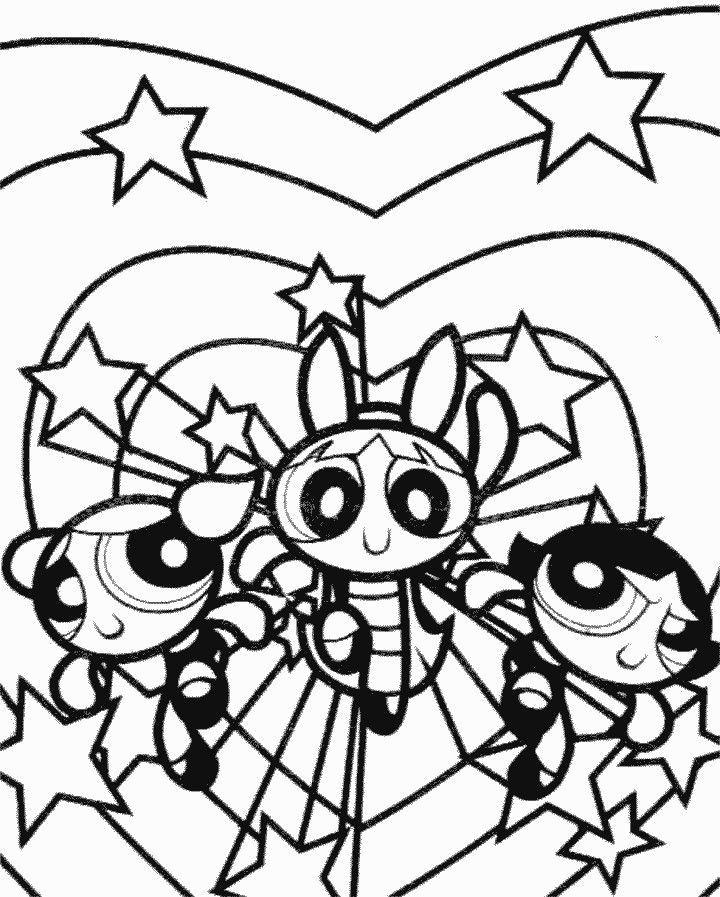 Girl Power Coloring Pages
 Printable Powerpuff Girls Coloring Pages Coloring Home