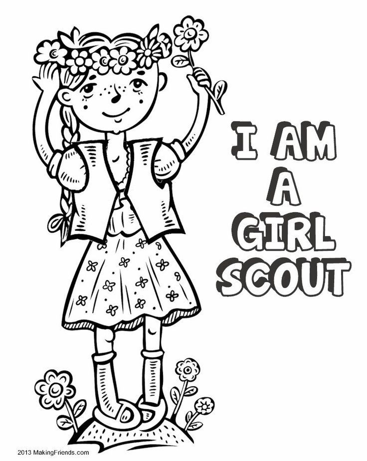 Girl Scout Brownies Coloring Pages
 Girl Scout Brownie Coloring Pages Coloring Home