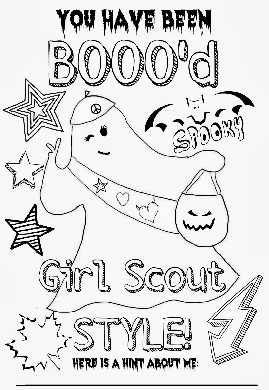 Girl Scout Brownies Coloring Pages
 Muraco Girl Scout Troop