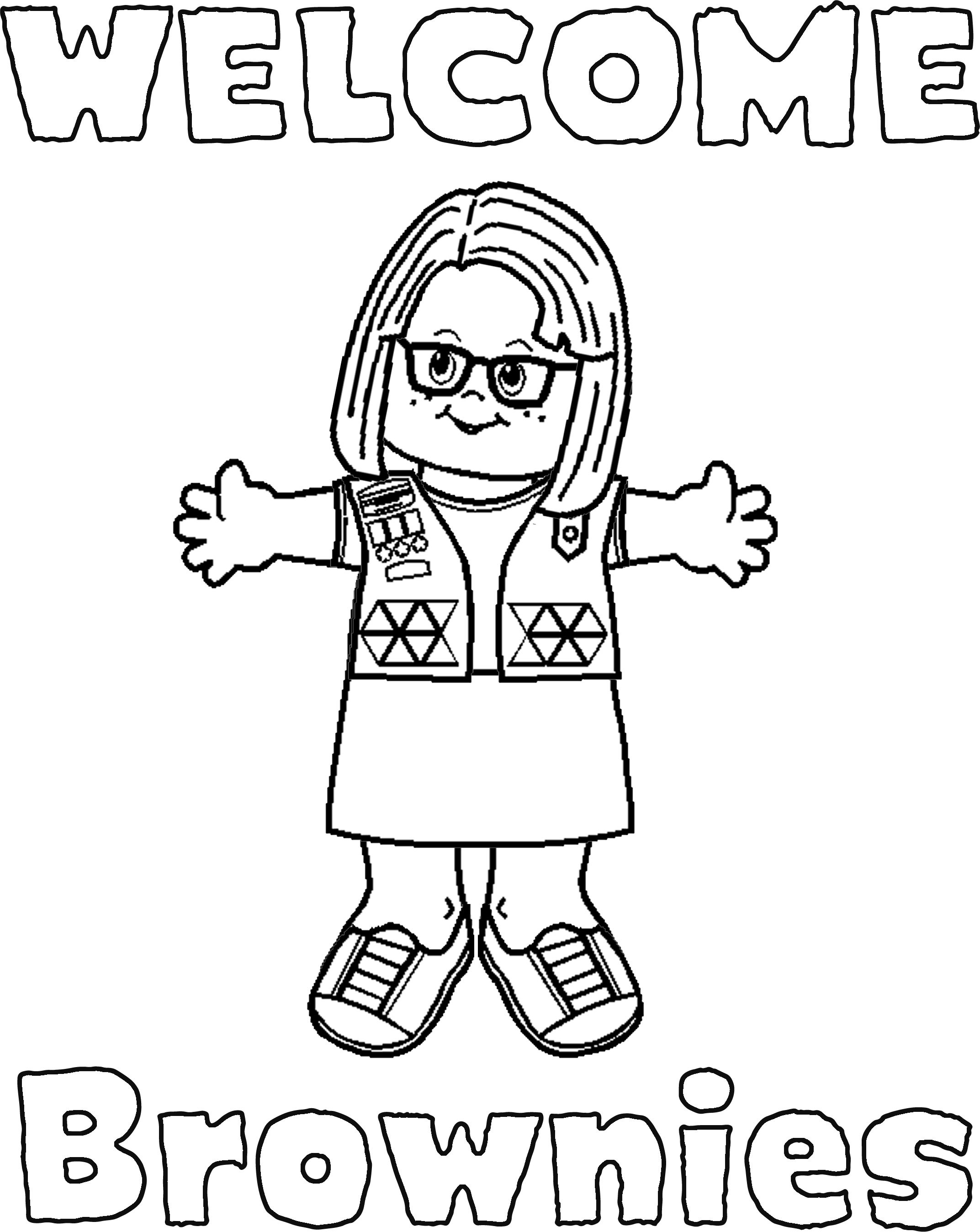 Girl Scout Brownies Coloring Pages
 Girl Scout Daisy Violet Petal Be A Sister To Every Girl