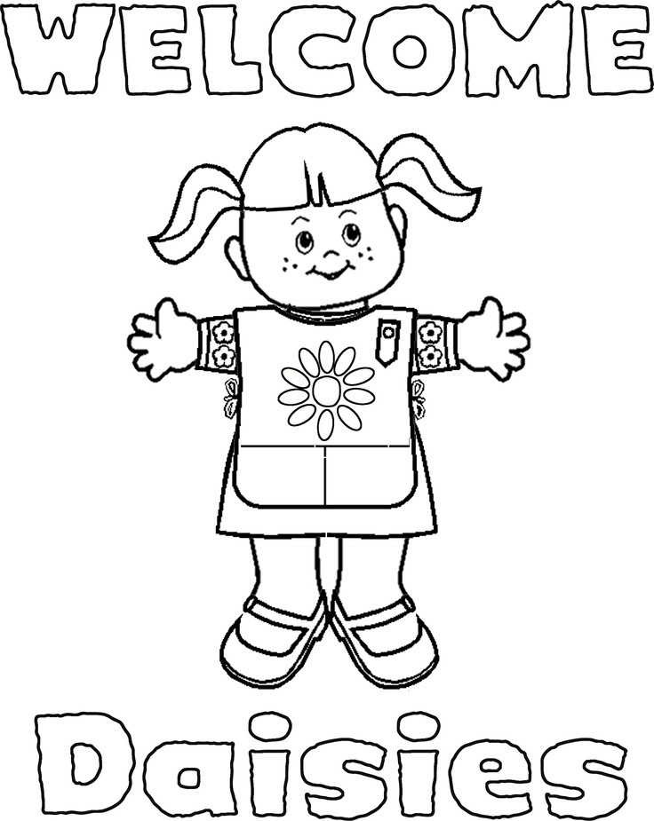 Girl Scout Coloring Pages
 Girl Scouts Coloring Pages AZ Coloring Pages