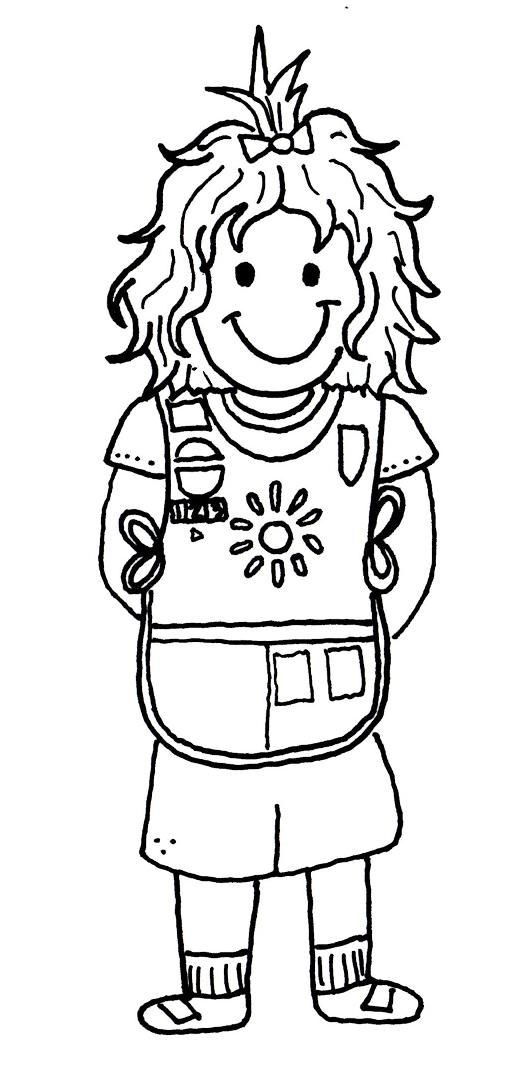 Girl Scout Coloring Pages
 115 best images about Girl Scouts Coloring Pages Easy