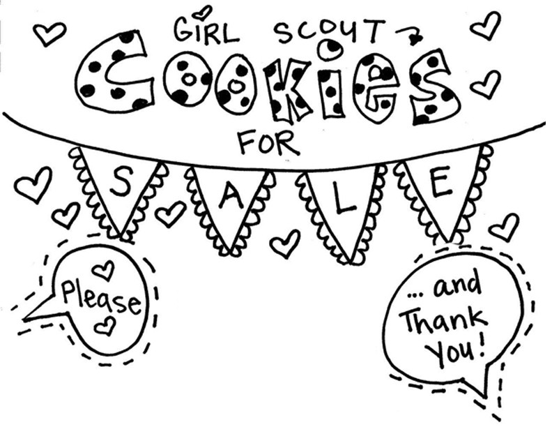 Girl Scout Cookies Coloring Pages
 Scout Leader 411 Blog