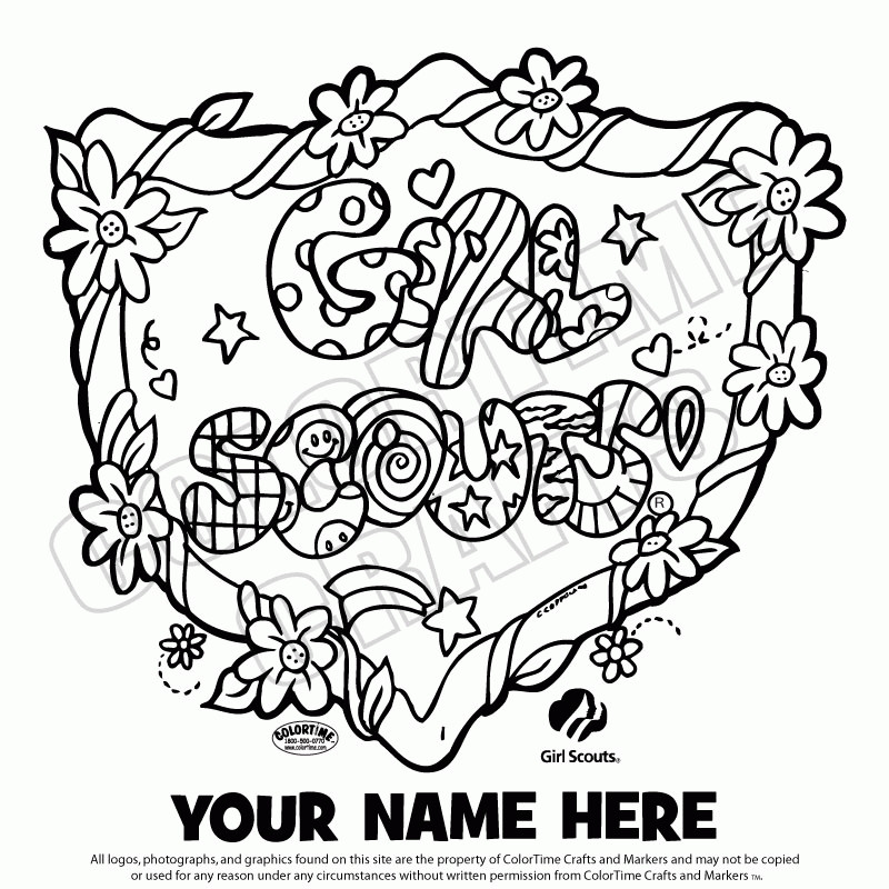 Girl Scout Junior Coloring Pages
 Daisy Girl Scouts Coloring Pages Free Coloring Home