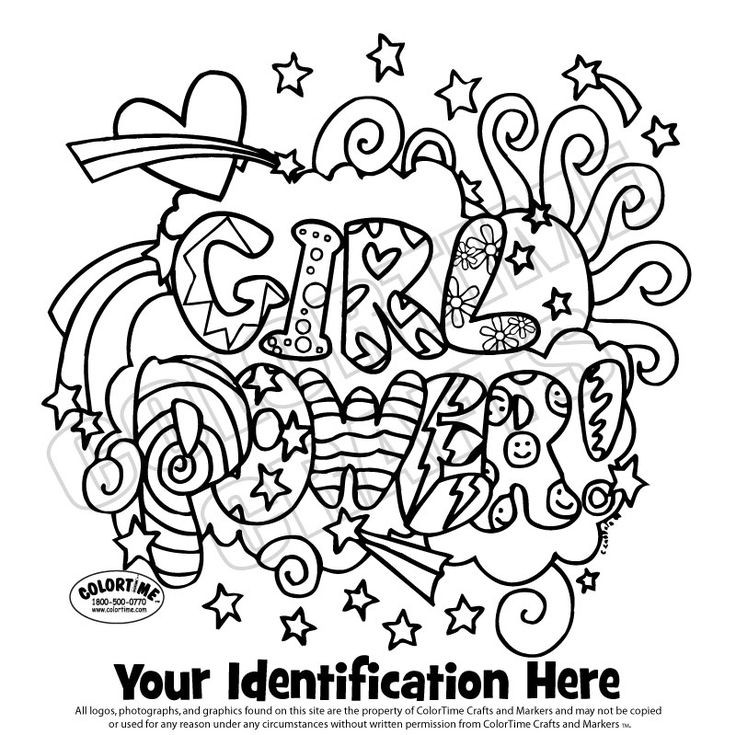 Girl Scouts Coloring Book
 20 best Feminist coloring pages images on Pinterest