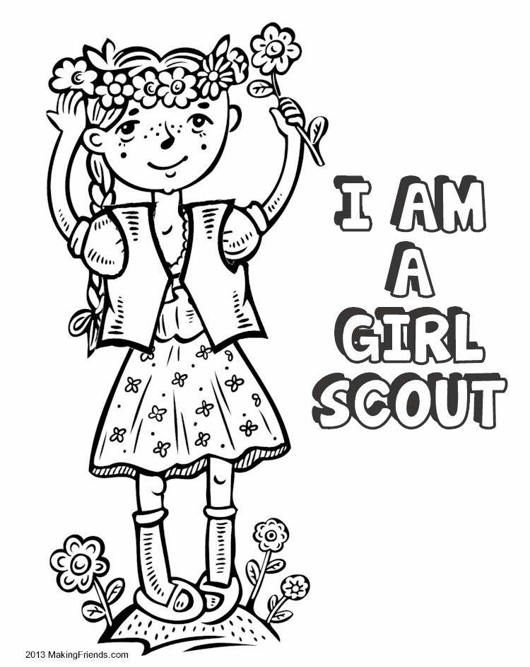 Girl Scouts Coloring Book
 Girl Scouts Coloring Pages AZ Coloring Pages