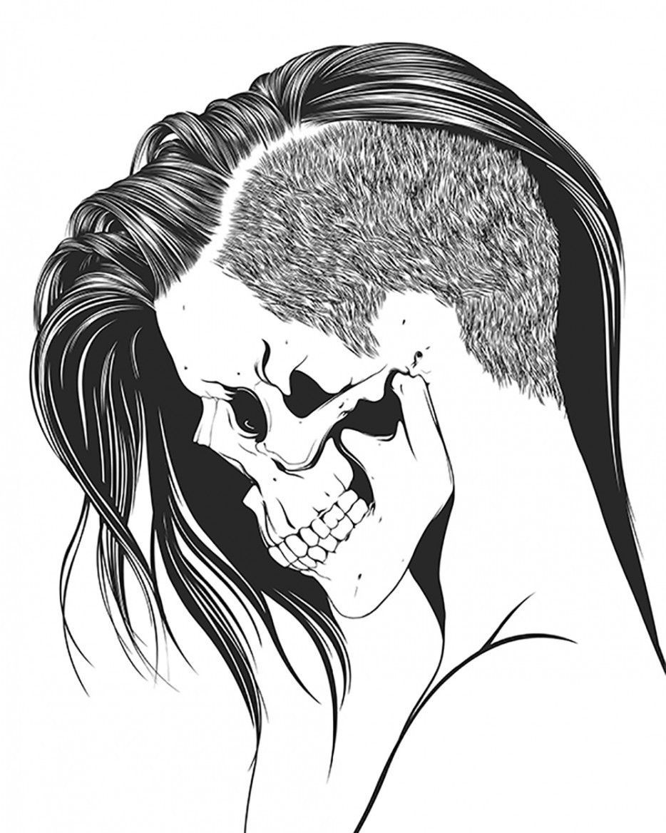 Girl Skull Coloring Pages
 Skull Coloring Pages For Girls Coloring Home