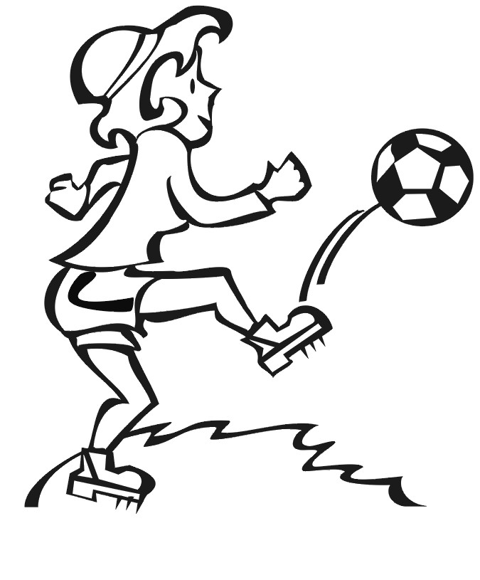Girl Soccer Coloring Pages
 Cathy Park s Website