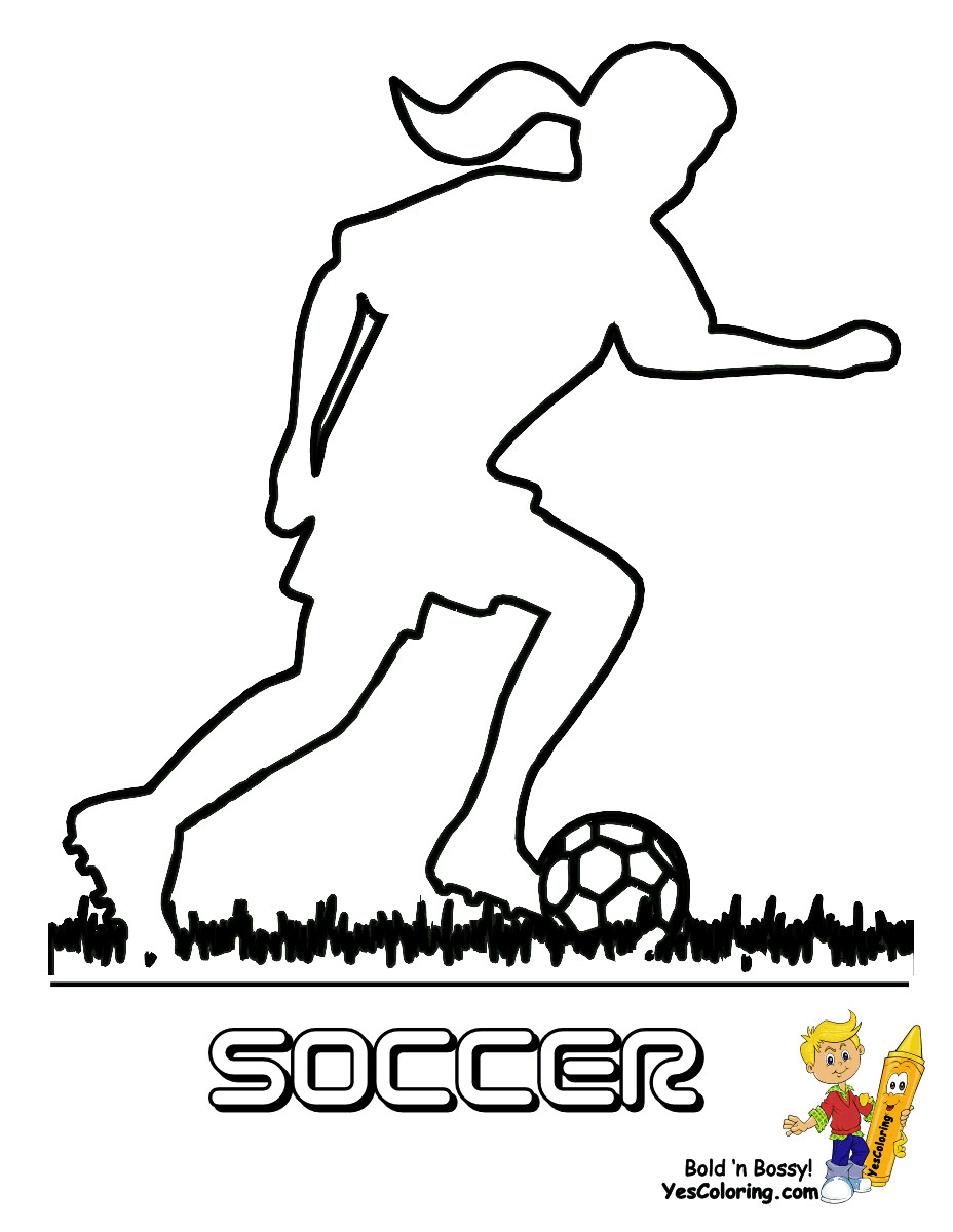 Girl Soccer Coloring Pages
 America Soccer Team Coloring Pages Coloring Pages