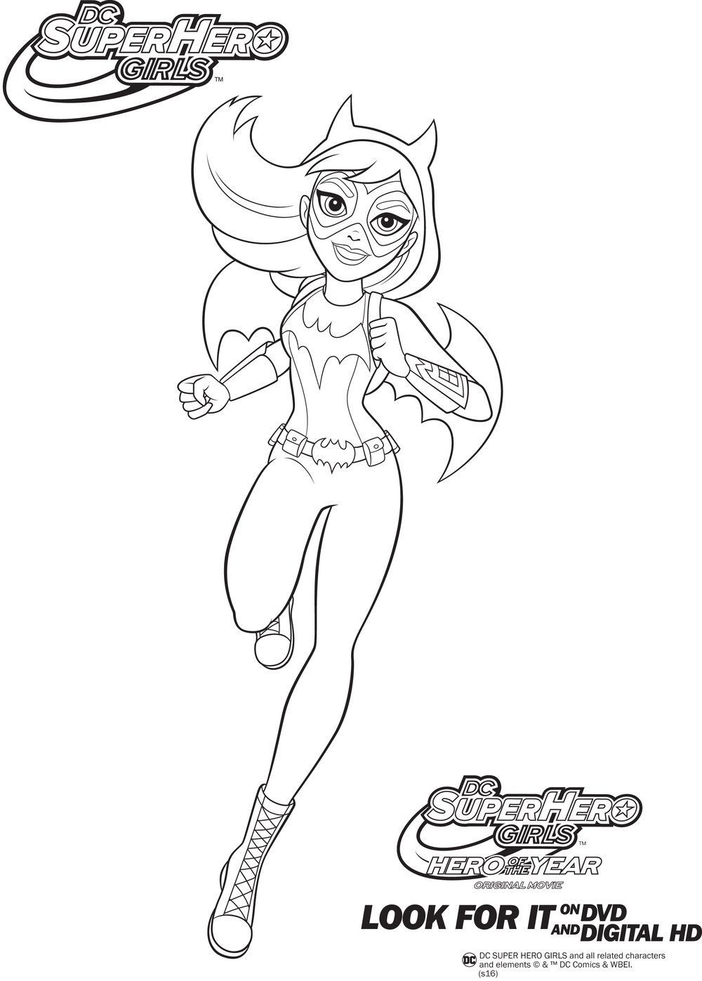 Girl Superhero Coloring Pages Free
 Image result for batgirl super hero girls coloring pages