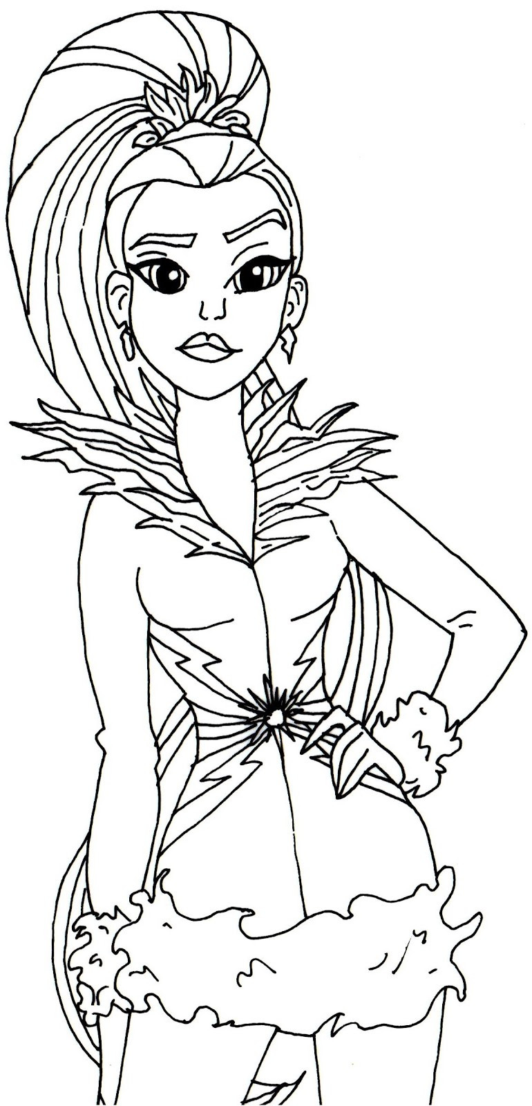 Girl Superhero Coloring Pages Free
 Free Printable Super Hero High Coloring Pages